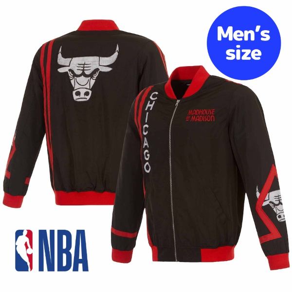 y+N[|z NBA Y AE^[WPbg MA-1 {o[ VJSEuY Chicago Bulls City Edition Bomber Jacket