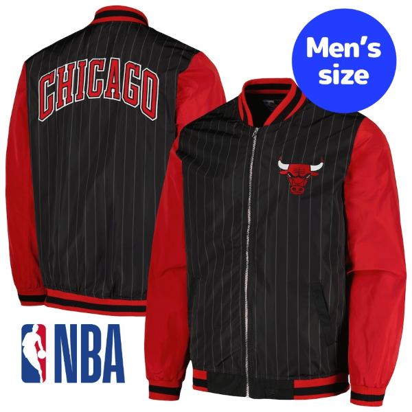 y+N[|z NBA Y AE^[WPbg MA-1 {o[ VJSEuY Chicago Bulls Bomber Jacket