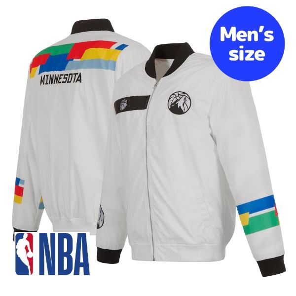 y+N[|z NBA Y WPbg MA-1 {o[ ~l\^EeBo[EuY Minnesota Timberwolves City Edition Nylon Bomber Jacket