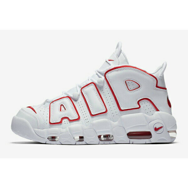 【送料無料◎クーポン対象】nike ナイキ 【メンズサイズ（24.0-32.0cm）】 NIKE AIR MORE UPTEMPO（White/Varsity Red/White） モアテン アップテンポ スニーカー 靴 ストリート 【楽ギフ_包装選択】