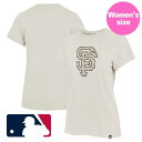 【送料無料】 MLB公式 メジャーリーグ レディース ウィメンズ 女性用サイズ Tシャツ トップス サンフランシスコ・ジャイアンツ San Francisco Giants '47 Imprint Frankie T-Shirt