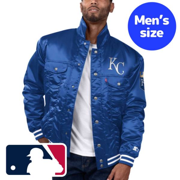 【送料無料】 MLB公式 メジャーリーグ Levi'sxStarterコラボアイテム メンズ ボンバージャケット スタジャン MA-1 アウター リーバイス カンザスシティ・ロイヤルズ Kansas City Royals