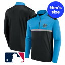 【送料無料】【メンズ】 MLB公式 メジャーリーグ トラックジャージ 長袖トップス 運動着 ウォームアップジャケット マイアミ・マーリンズ Miami Marl...