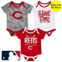 【送料無料】 MLB公式 メジャーリーグ ベビー服 ロンパース ボディースーツ 出産祝い ニューヨーク・メッツ Cincinnati Reds Game Tim...