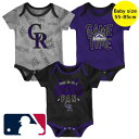 【送料無料】 MLB公式 メジャーリーグ ベビー服 ロンパース ボディースーツ 出産祝い コロラド・ロッキーズ Colorado Rockies Game Ti...