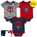 【送料無料】 MLB公式 メジャーリーグ ベビー服 ロンパース ボディースーツ 出産祝い ミネソタ・ツインズ Minnesota Twins Game Time...