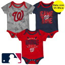 【送料無料】 MLB公式 メジャーリーグ ベビー服 ロンパース ボディースーツ 出産祝い ワシントン・ナショナルズ Washington Nationals G...