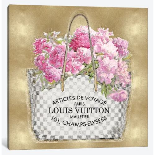 ̵+ݥ ƹȯΤޯʥ֥ɥޡ奢 Pink Bouquet On Gold ȥ Louis Vui...