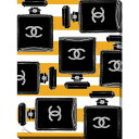 【送料無料】 お洒落なブランドオマージュアート Cc Allover Yellow シャネル CHANEL キャンバスアート 絵画 インテリア 模様替え 引越し祝い 新築祝い 待合室 会議室