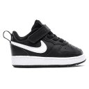 【送料無料+割引クーポン】 nike ナイキ 【キッズ用（~16.0cm）】 Nike Court Borough Low 2（Black/White/Black） スニーカー 子供靴 ファーストシューズ 出産祝い