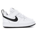 【送料無料+割引クーポン】 nike ナイキ 【キッズ用（~16.0cm）】 Nike Court Borough Low 2（White/Black/White） スニーカー 子供靴 ファーストシューズ 出産祝い