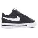 【送料無料+割引クーポン】 nike ナイキ 【キッズ用（~16.0cm）】 Nike Court Legacy（Black/White） スニーカー 子供靴 ファーストシューズ 出産祝い 誕生プレゼント 1