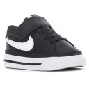 【送料無料+割引クーポン】 nike ナイキ 【キッズ用（~16.0cm）】 Nike Court Legacy（Black/White） スニーカー 子供靴 ファーストシューズ 出産祝い 誕生プレゼント 2