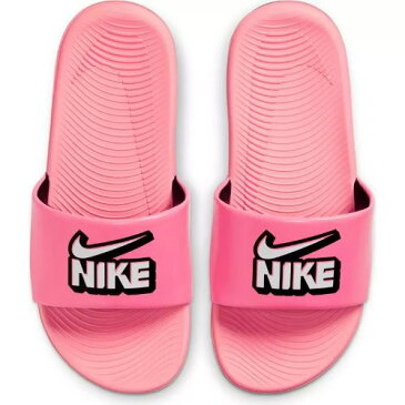 【送料無料+最大6％割引クーポン】 nike ナイキ キッズ用サイズ（16.5-22.0cm） Nike Kawa Slides（Sunset Pulse/White/Black） 男の子用サンダル 子供靴 女の子用 誕生プレゼント