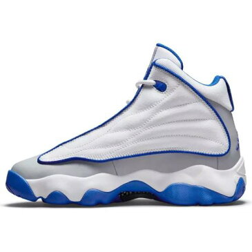 【送料無料+割引クーポン配布中】 nike ナイキ ジョーダン 【大人もOK(22.0-25.0cm)】 Jordan Pro Strong(White/Racer Blue/Wolf Grey) スニーカー 靴 レディース キッズ