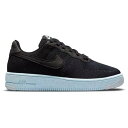 【送料無料 割引クーポン】【大人もOK（22.0-25.0cm）】 ナイキ Nike Air Force 1 Crater Flyknit（Black/Chambray Blue） スニーカー 靴 レディース キッズ 子供シューズ