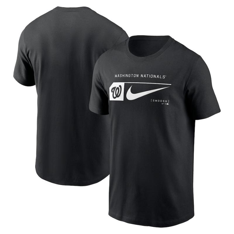 【送料無料】 MLB メジャーリーグ NIKE ナイキ メンズ Tシャツ 半袖トップス ワシントン・ナショナルズ Washington Nationals Fashion Graphic Swoosh T-Shirt
