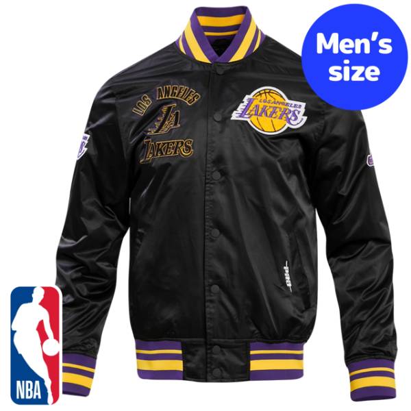 ̵+ݥ NBAե   ʥ󥸥㥱å ƥ󥸥㥱å  Ȭ¼ ֥ 󥼥륹쥤 LOS ANGELES LAKERS RETRO CLASSIC SATIN JACKET