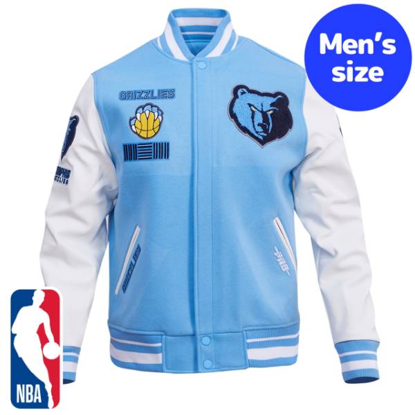 y+N[|z NBAItBV Y AE^[ o[VeBWPbg X^W WEg n粗Y tBXEOY[Y MEMPHIS GRIZZLIES RETRO CLASSIC VARSITY JACKET