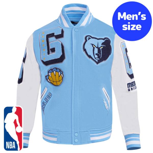 y+N[|z NBAItBV Y AE^[ WPbg o[VeBWPbg X^W WEg n粗Y tBXEOY[Y MEMPHIS GRIZZLIES MASHUP VARSITY JACKET