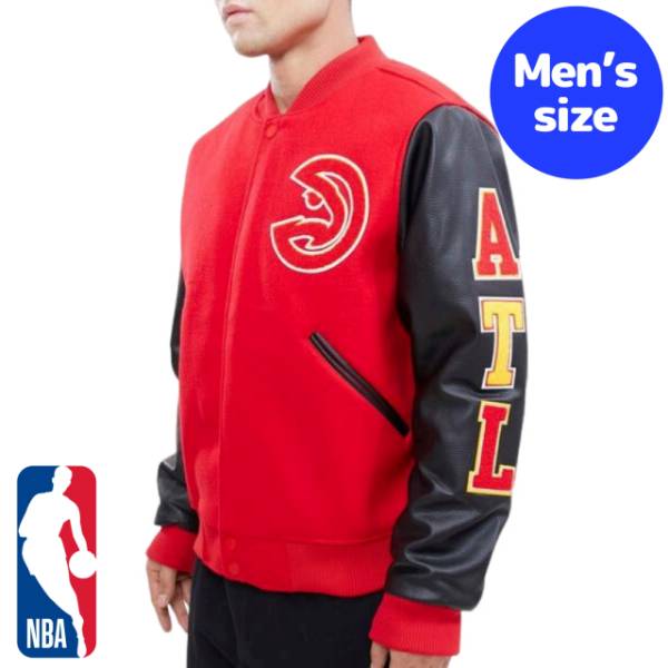 y+N[|z NBAItBV Y AE^[ WPbg o[VeBWPbg X^W Ag^Ez[NX ATLANTA HAWKS CLASSIC VARSITY JACKET