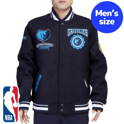 【送料無料】 Pro Standard プロスタンダード NBAオフィシャル メンズ アウター バーシティジャケット スタジャン ジャ・モラント 渡邊雄太 メンフィス・グリズリーズ MEMPHIS GRIZZLIES CREST EMBLEM VARSITY JACKET 【送料無料】 Pro Standard プロスタンダード NBAオフィシャル メンズ アウター バーシティジャケット スタジャン ジャ・モラント 渡邊雄太 メンフィス・グリズリーズ MEMPHIS GRIZZLIES CREST EMBLEM VARSITY JACKET