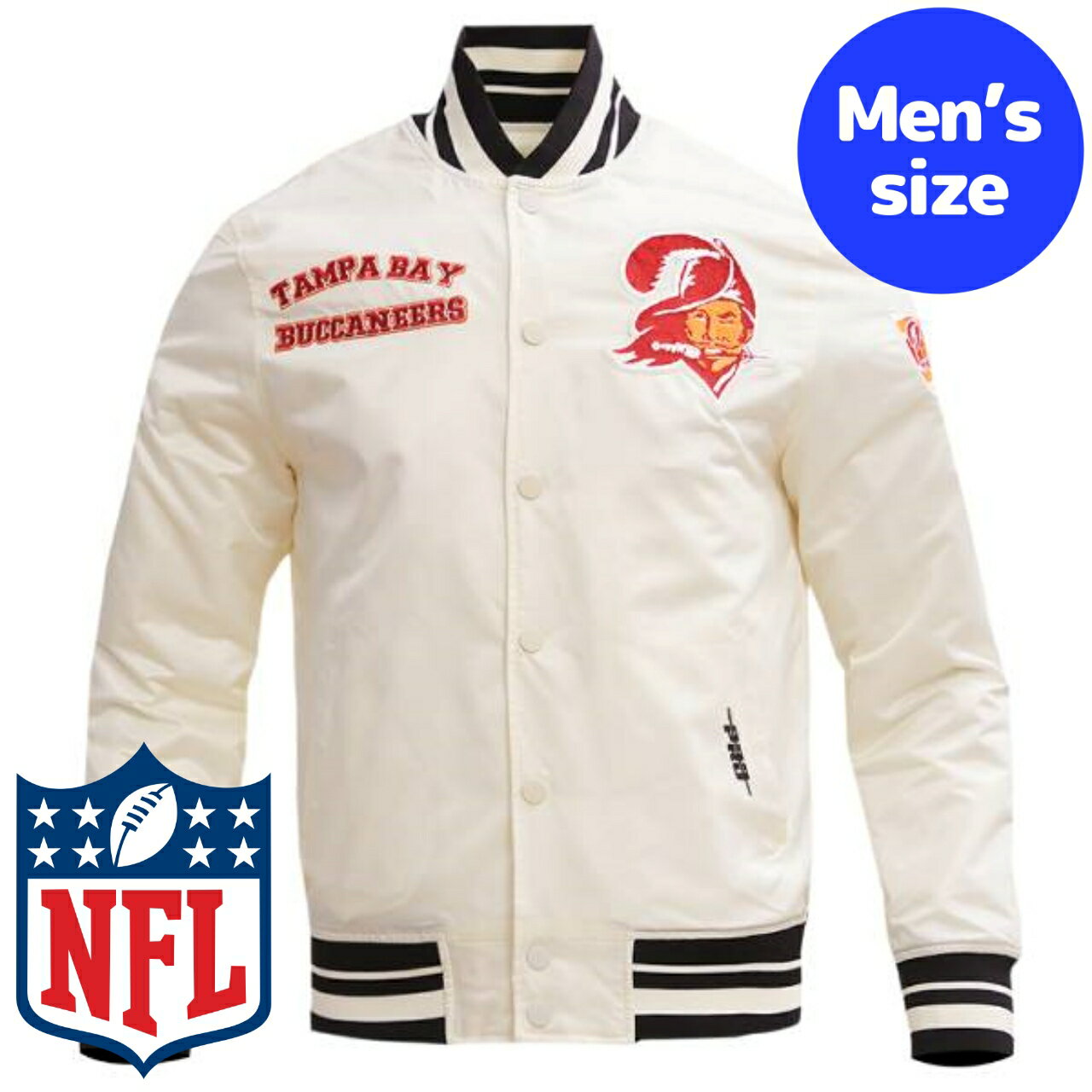 y+N[|z NFLItBV Y AE^[ iCWPbg TeWPbg X^W Atg ^pxCEobJjA[Y TAMPA BAY BUCCANEERS RETRO CLASSIC SATIN JACKET