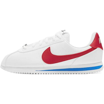 【送料無料+最大6%割引クーポン】【大人もOK(22.0-25.0cm)】 ナイキ Nike Cortez Basic Shoe(White) 男の子用スニーカー 女の子用シューズ 子供靴 レディース キッズ ユース ジュニア