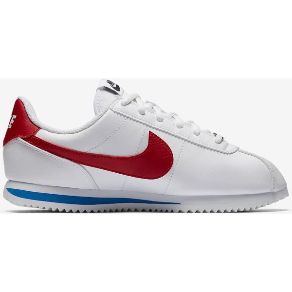 【送料無料+最大6％割引クーポン】【大人もOK（22.0-25.0cm）】 ナイキ Nike Cortez Basic Shoe（White） 男の子用スニーカー 女の子用シューズ 子供靴 レディース キッズ ユース ジュニア