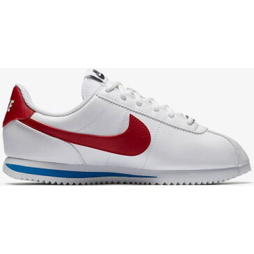 【送料無料+最大6%割引クーポン】【大人もOK(22.0-25.0cm)】 ナイキ Nike Cortez Basic Shoe(White) 男の子用スニーカー 女の子用シューズ 子供靴 レディース キッズ ユース ジュニア