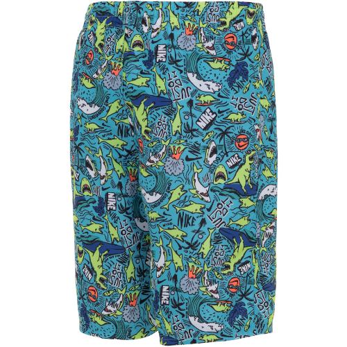 Rakuten - 【ニコニコ割引対象】【送料無料】【大人もOK!!】 ナイキ Nike Shark Party Volley swim trunks（Lagoon Pulse） 男の子用海水パンツ 水着 海パン 海水浴 旅行 プール