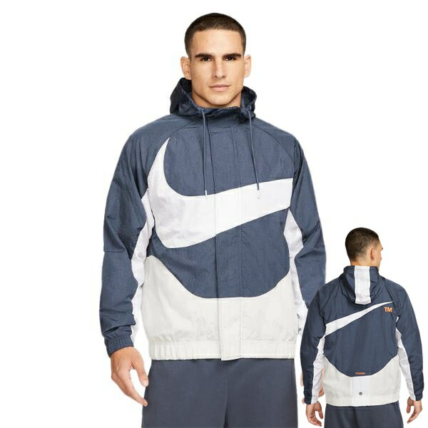 y+N[|z iCL Nike Sportswear Swoosh Woven Lined JacketiThunder Bluej WPbg AE^[ Wp[ R[g EChu[J[ Men's v[g DD5967-437