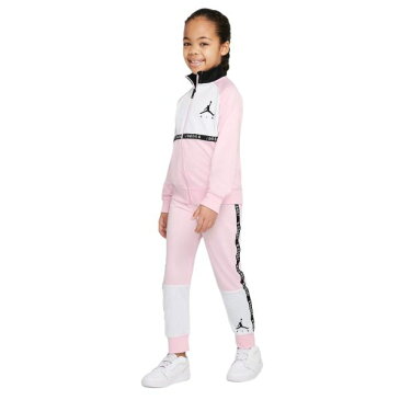 【送料無料+最大6％割引クーポン】 nike ナイキ ジョーダン Jordan Tracksuit Set（Pink Foam） 男の用ジャージ上下2点セット 女の用セットアップ 子供用ジャージセット スウェットパンツ ジョガー