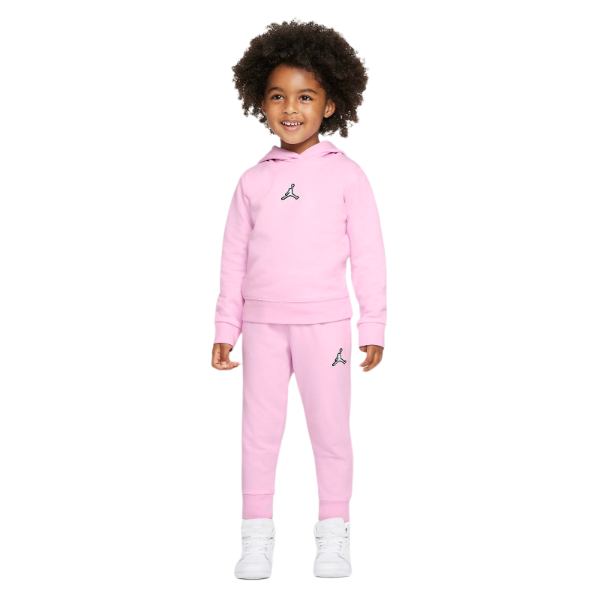 【送料無料+割引クーポン】 nike ナイキ ジョーダン Jordan Hoodie and Pants Set（Pink Foam） 男の用ジャージ上下2点セット 女の用セットアップ 子供用ジャージセット スウェットパンツ