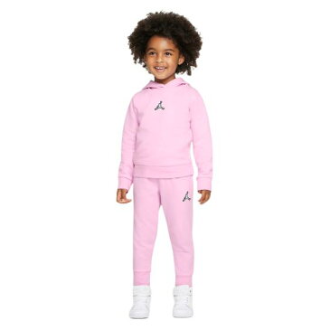 【送料無料+最大6％割引クーポン】 nike ナイキ ジョーダン Jordan Hoodie and Pants Set（Pink Foam） 男の用ジャージ上下2点セット 女の用セットアップ 子供用ジャージセット スウェットパンツ