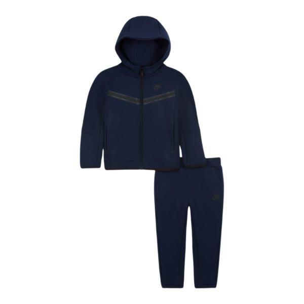 【送料無料+最大6％割引クーポン】 ナイキ Nike Sportswear Tech Fleece Zip Hoodie and Pants Set（Midnight Navy） 男の用ジャージ上下2点セット 女の用セットアップ 子供服