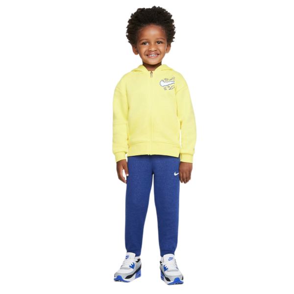 【送料無料+最大6％割引クーポン】 ナイキ Nike Hoodie and Pants Set（Deep Royal Blue Heather） 男の用ジャージ上下2点セット 女の用セットアップ 子供用ジャージセット スウェットパンツ