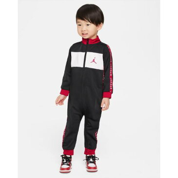 【送料無料+5％割引クーポンあり】 NIKE ナイキ ジョーダン 男の子用Jordan ジップアップカバーオール（Black） 男女兼用 ユニセックス 女の子用ロンパース 出産祝い ベビーシャワー ギフト プレゼント