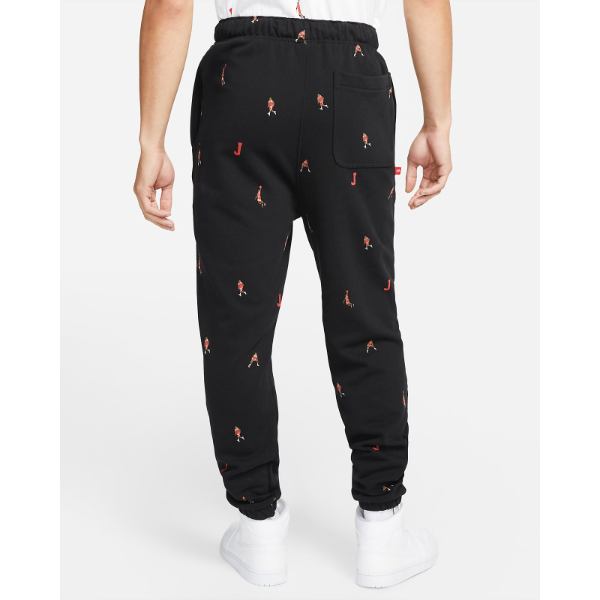 【送料無料】【メンズ】 ナイキ Nike ジョーダン Jordan Essentials Printed Fleece Pants（Black） スウェットパンツ ジョガーパンツ ボトムス