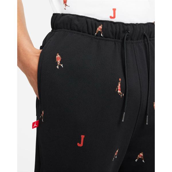 【送料無料】【メンズ】 ナイキ Nike ジョーダン Jordan Essentials Printed Fleece Pants（Black） スウェットパンツ ジョガーパンツ ボトムス