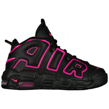 【送料無料◎クーポン対象】nike ナイキ 【大人もOK レディース・ユースサイズ（22.0-25.0cm）】 NIKE AIR MORE UPTEMPO（ブラックxピンクブラスト） モアテン アップテンポ スニーカー 靴 シューズ ストリートファッション 【楽ギフ_包装選択】