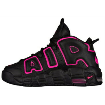 【送料無料◎クーポン対象】nike ナイキ 【大人もOK レディース・ユースサイズ（22.0-25.0cm）】 NIKE AIR MORE UPTEMPO（ブラックxピンクブラスト） モアテン アップテンポ スニーカー 靴 シューズ ストリートファッション 【楽ギフ_包装選択】