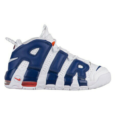 【送料無料◎クーポン対象】nike ナイキ 【大人もOK レディース・ユースサイズ（22.0-25.0cm）】 NIKE AIR MORE UPTEMPO（ホワイトxディープロイヤルブルー） モアテン アップテンポ スニーカー 靴 シューズ ストリートファッション 【楽ギフ_包装選択】