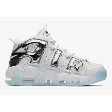 nike ナイキ 【ウィメンズ/レディースサイズ（22.0-28.0cm）】 NIKE AIR MORE UPTEMPO Chrome （White/Chrome/Blue Tint） クローム モアテン アップテンポ スニーカー 靴 シューズ ストリートファッション 【ラクーポンで送料無料】【楽ギフ_包装選択】