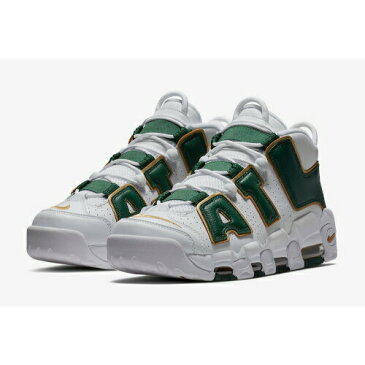 【送料無料+クーポン対象】nike ナイキ 【メンズサイズ（24.0-32.0cm）】 NIKE AIR MORE UPTEMPO CITY ATLANTA （White/Gorge Green/Metallic Gold） モアテン アップテンポ スニーカー 靴 シューズ ストリートファッション 【楽ギフ_包装選択】