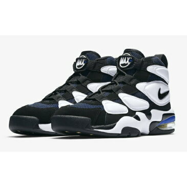 【送料無料+クーポン対象】nike ナイキ 【メンズサイズ（24.0-32.0cm）】 エアマックス2 Nike Air Max 2 Uptempo '94 （White/Black/Blue） モアテン アップテンポ スニーカー 靴 ストリート 【楽ギフ_包装選択】