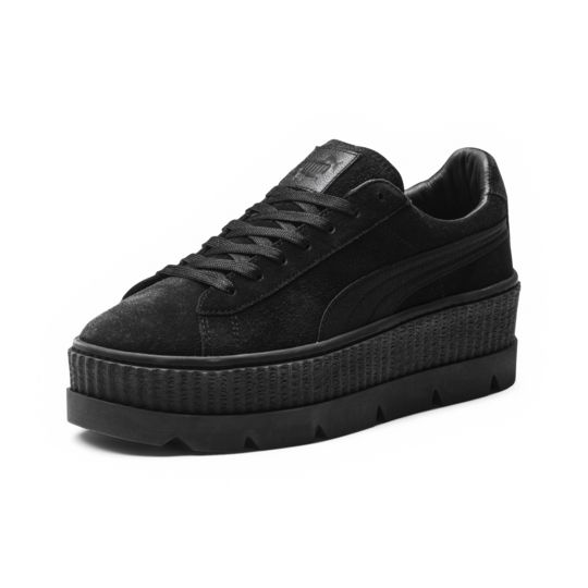 【送料無料+割引クーポン配布中】 PUMA プーマ 【レディース（23.5-26.5cm）】 PUMA by Rihanna FENTY SUEDE CLEATED CREEPER （Puma Black） フェンティ リアーナ スニーカー 靴 シューズ ストリート 【楽ギフ_包装選択】