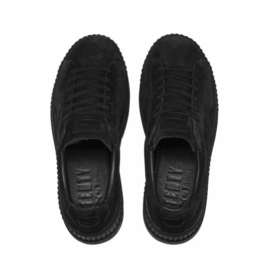 【送料無料+割引クーポン配布中】 PUMA プーマ 【レディース（23.5-26.5cm）】 PUMA by Rihanna FENTY SUEDE CLEATED CREEPER （Puma Black） フェンティ リアーナ スニーカー 靴 シューズ ストリート 【楽ギフ_包装選択】