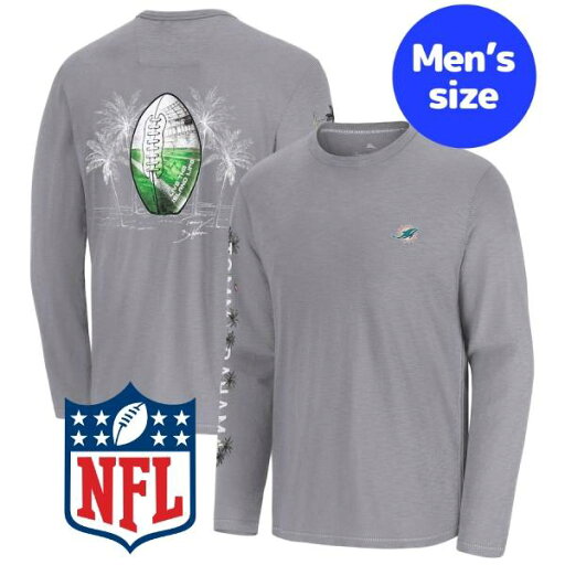 【送料無料】 NFL公式 アメフト メンズ ロンT 長袖Tシャツ トップス Tommy Bahama トミーバハマ マイアミ・ドルフィンズ Miami Dolphins Oasis Endzone Lux Long Sleeve T-Shirt 【送料無料】 NFL公式 アメフト メンズ ロンT 長袖Tシャツ トップス Tommy Bahama トミーバハマ マイアミ・ドルフィンズ Miami Dolphins Oasis Endzone Lux Long Sleeve T-Shirt