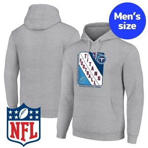 【送料無料】 NFL公式 アメフト メンズ パーカー 長袖トップス フーディー テネシー・タイタンズ Tennessee Titans Shield Logo Pullover Hoodie